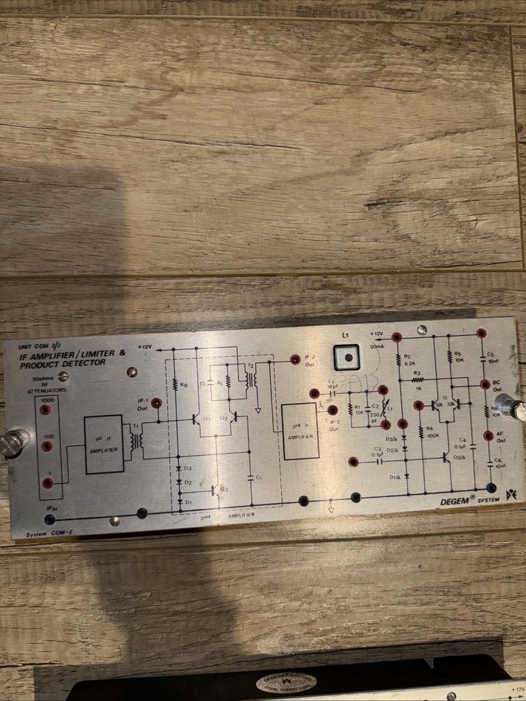 DEGEM SYSTEMS UNITCOM 1 AUDIO AMPLIFIERS AM TUNER MODULATOR