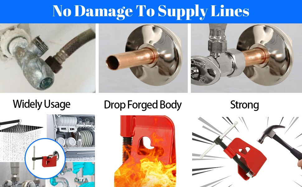 Remove Pipe Ferrule Nut Water Compression Ring Sleeve Puller Tool Tubing Removal