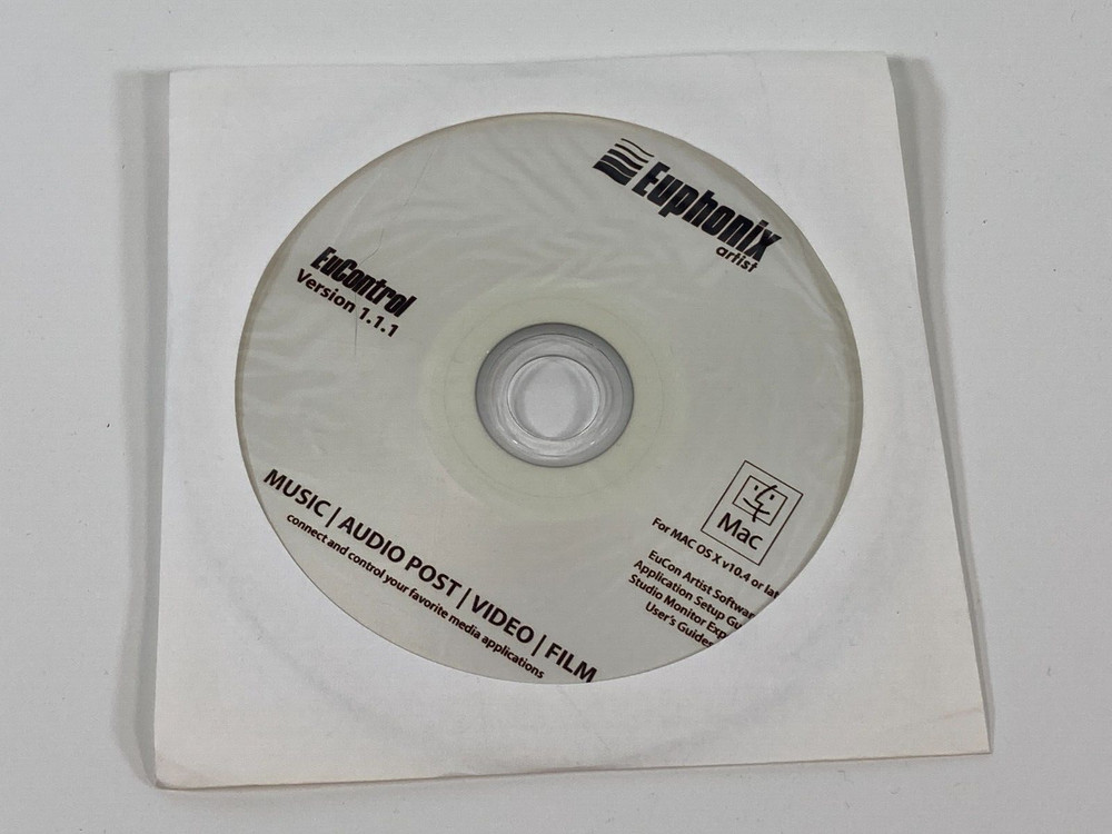 Euphonix MC Control Avid Audio Media Controller Mixer with Power Adapter in Box