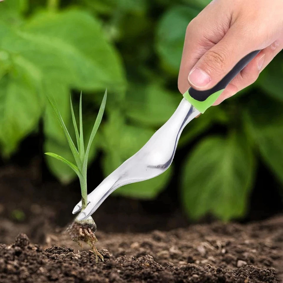 Handheld Weeder Tool - Dandelion Remover, Manual Weed Puller for Garden, Lawn &