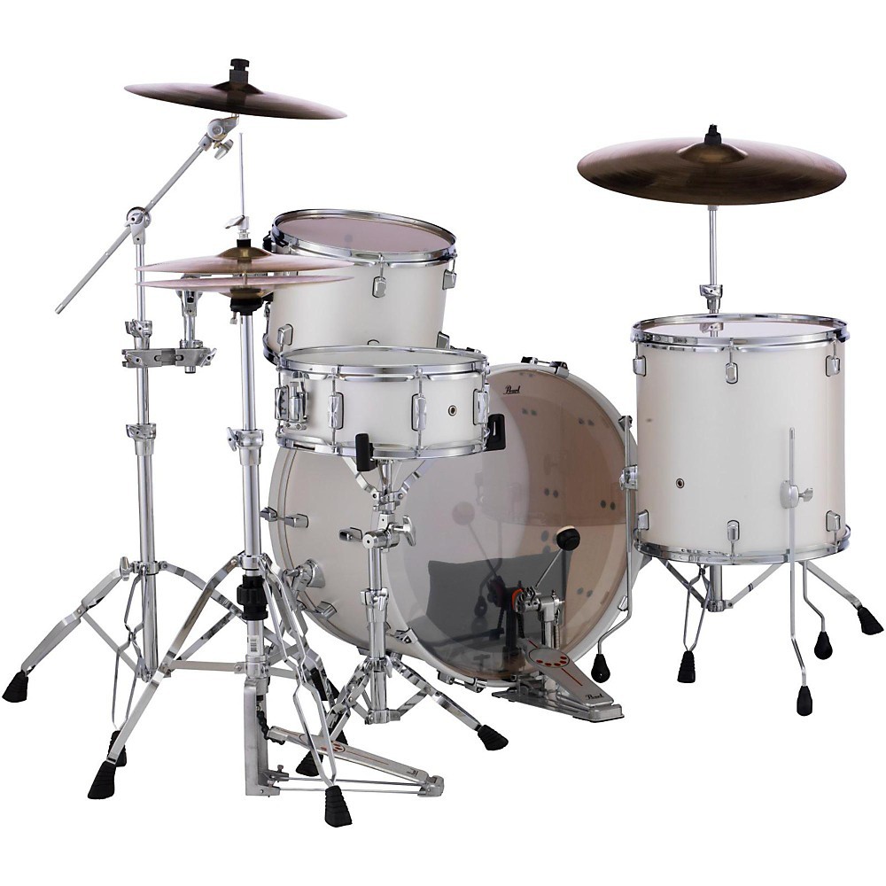 Pearl Decade Maple 3-Piece Shell Pack White Satin Pearl