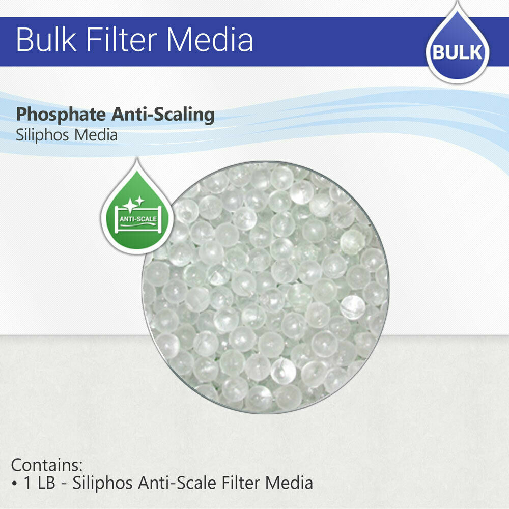 Slow Phos Polyphosphate Max Water 1 Lbs Siliphos Anti-Scale Filter Media 1-Pound