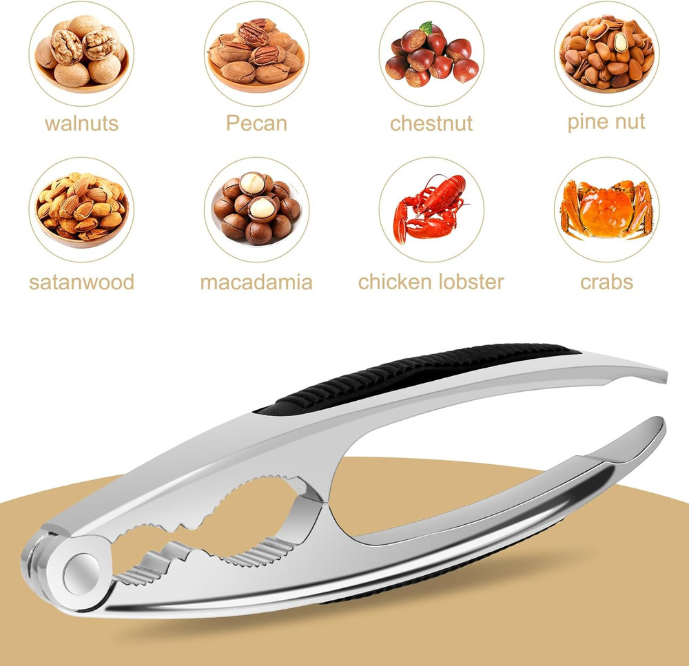 Nut Cracker Walnut Cracker Nutcracker for All Nuts Heavy Duty Nutcracker Tool wi
