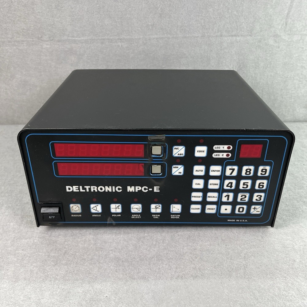 Deltronic MPC-E DRO Edge Sensing Digital Readout For Optical Comparator
