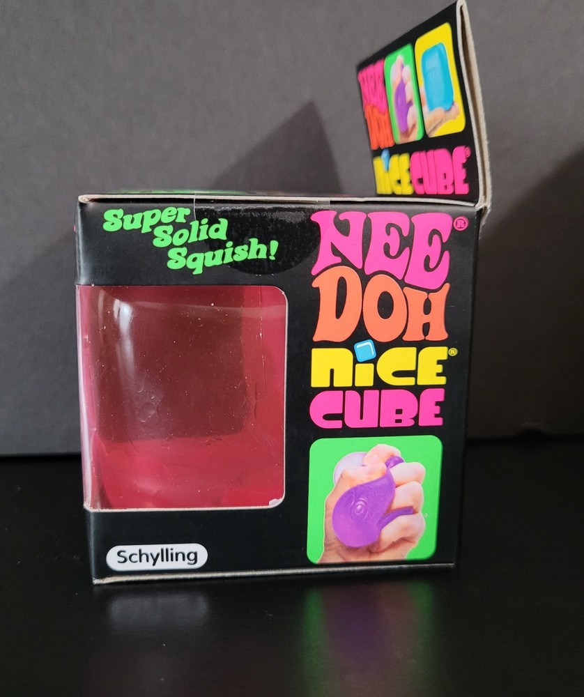 NeeDoh Nice Cube Super Solid Squish Pink
