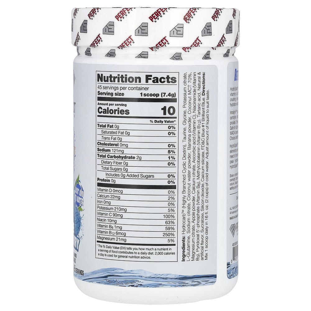 Hydro Splash, Dual Hydration, Blue Raspberry, 11.7 oz (333 g)