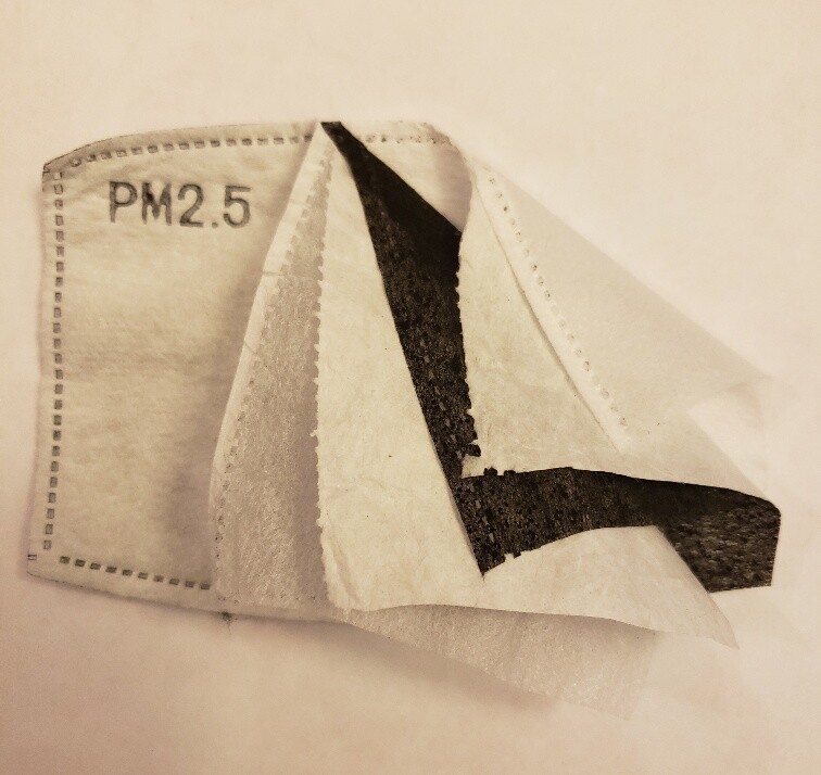 PROTECT OMICRON -6 Pcs 5 Layer Carbon Face Mask Filter Replacements
