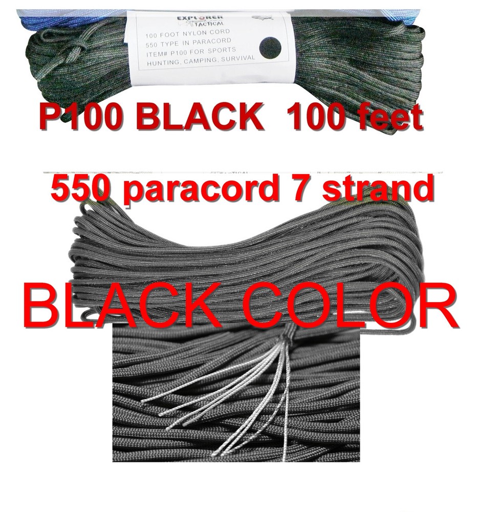 550 Paracord 100 feet bundle