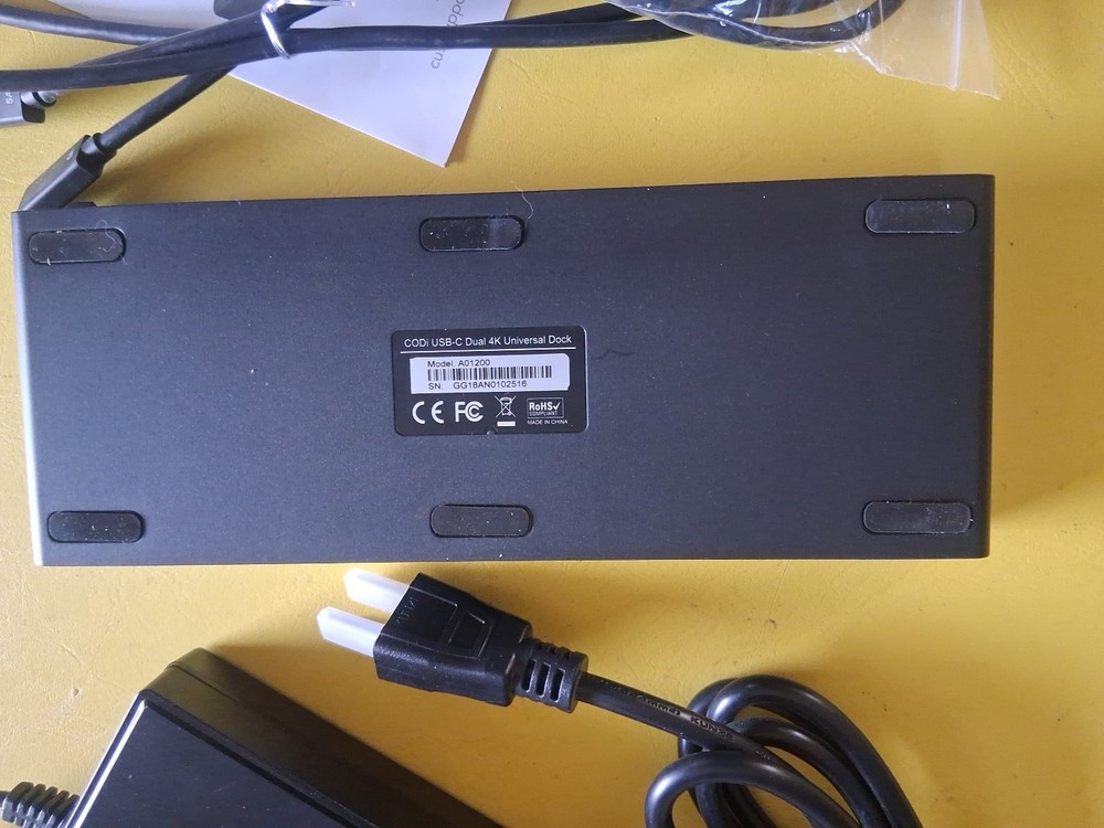 Codi A01200 Dual 4K Universal Docking Station