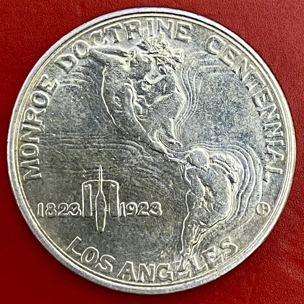 1923-S MONROE DOCTRINE CENTENNIAL COMMEMORATIVE HALF