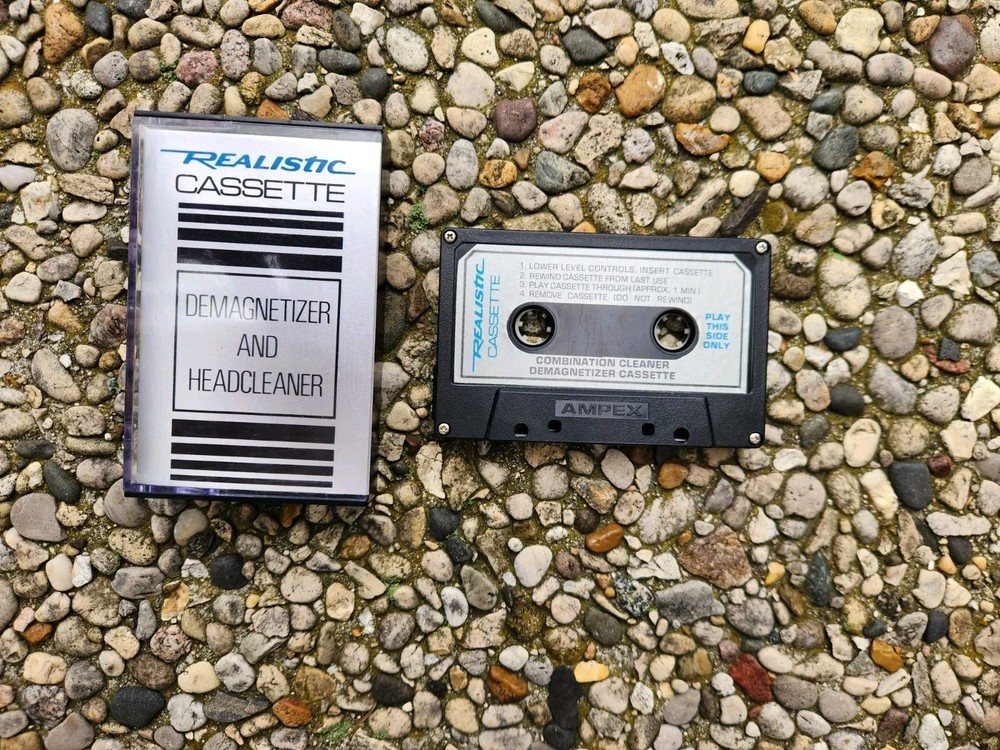 VINTAGE REALISTIC AMPEX CASSETTE TAPE HEAD DEMAGNETIZER