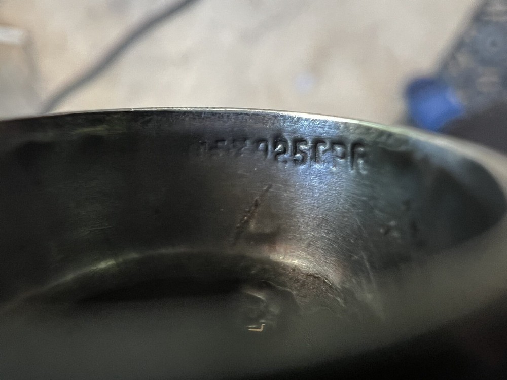 Vintage Sterling Silver Abalone Shell Inlay Mexico Thimble