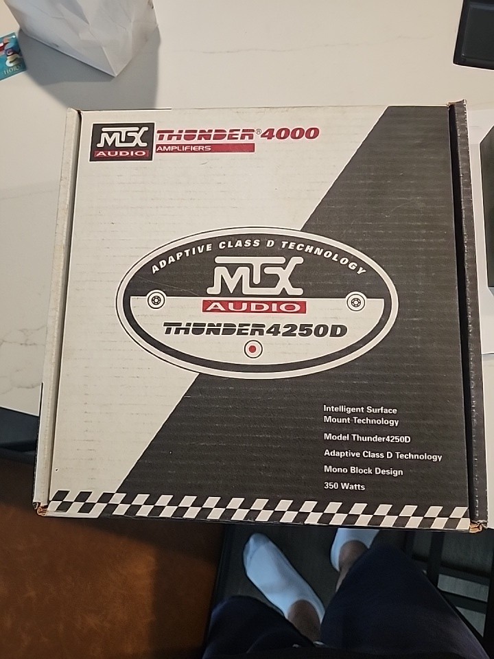 Old School MTX Audio Thunder 4250D Monoblock Power Amplifier