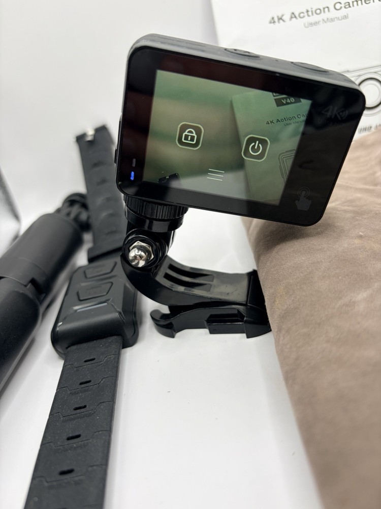 Campark V40 4K Action Camera Bundle + Remote + Selfie Stick + Mounts – Tested