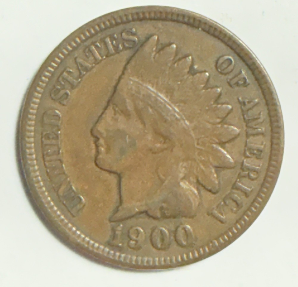 1900 Indian Head Cent Penny - (2-13)