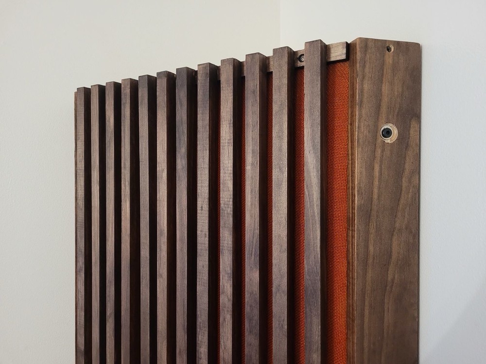 Neptune Audio Corner Bass Trap & Absorption-Diffusion Panel: 24" x 48" x 4"
