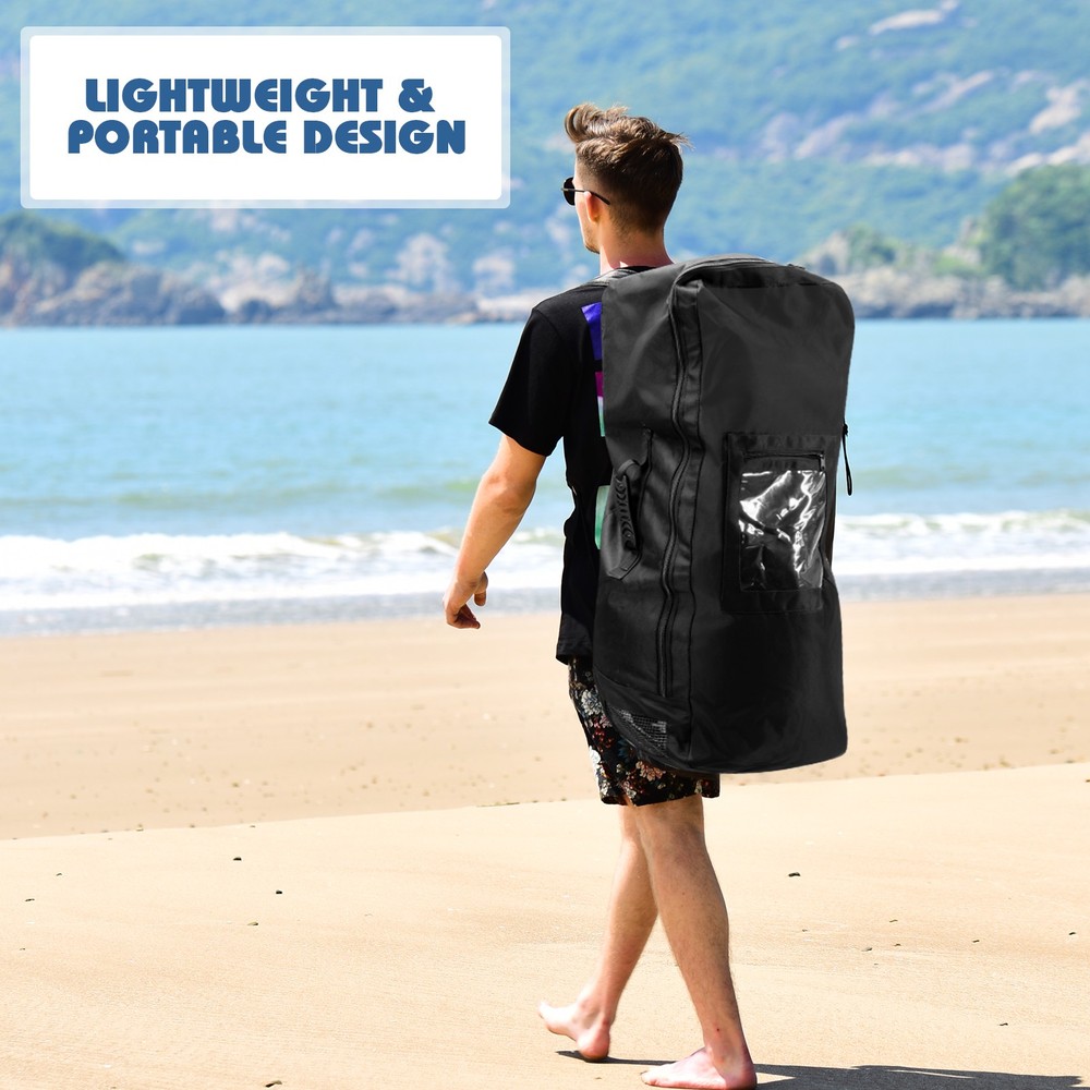 11ft Inflatable Stand Up Paddle Board SUP Surfboard W/ Leash Backpack Paddle