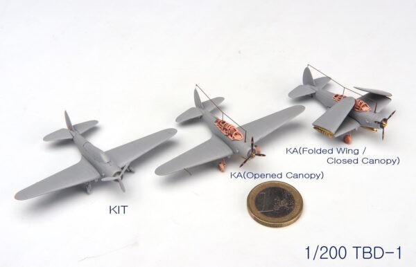 1/200 KA Models WWII US DECK PLANE SET for CV-6 Enterprise