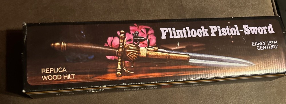 Denix Flintlock Pistol Sword Empty Box Replica Item