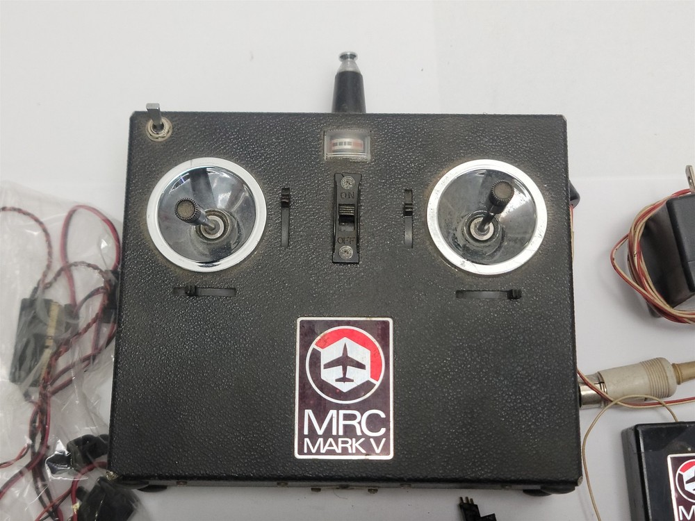 MRC Mark V Remote Control Transmitter + Charger + Mark V Receiver + Misc