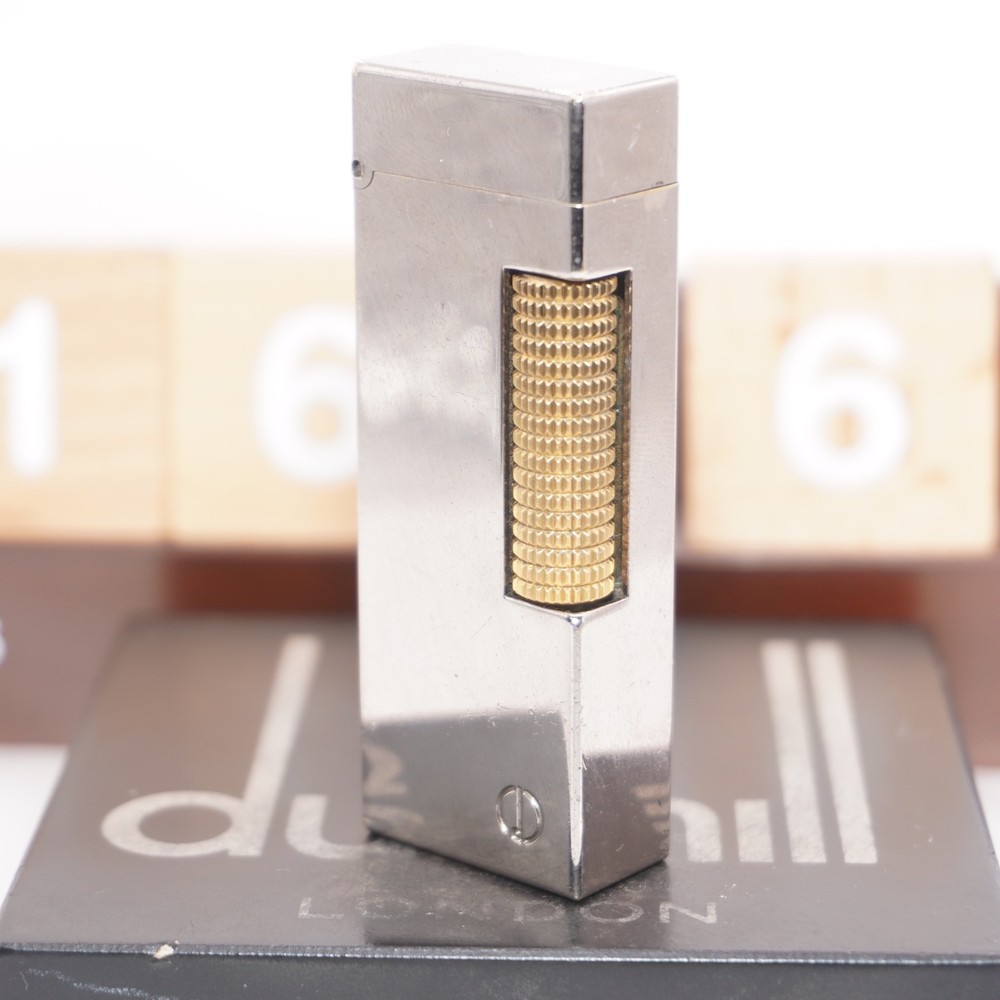 Dunhill Lighter Palladium Plate _Ultrasonically Cleaned_Working