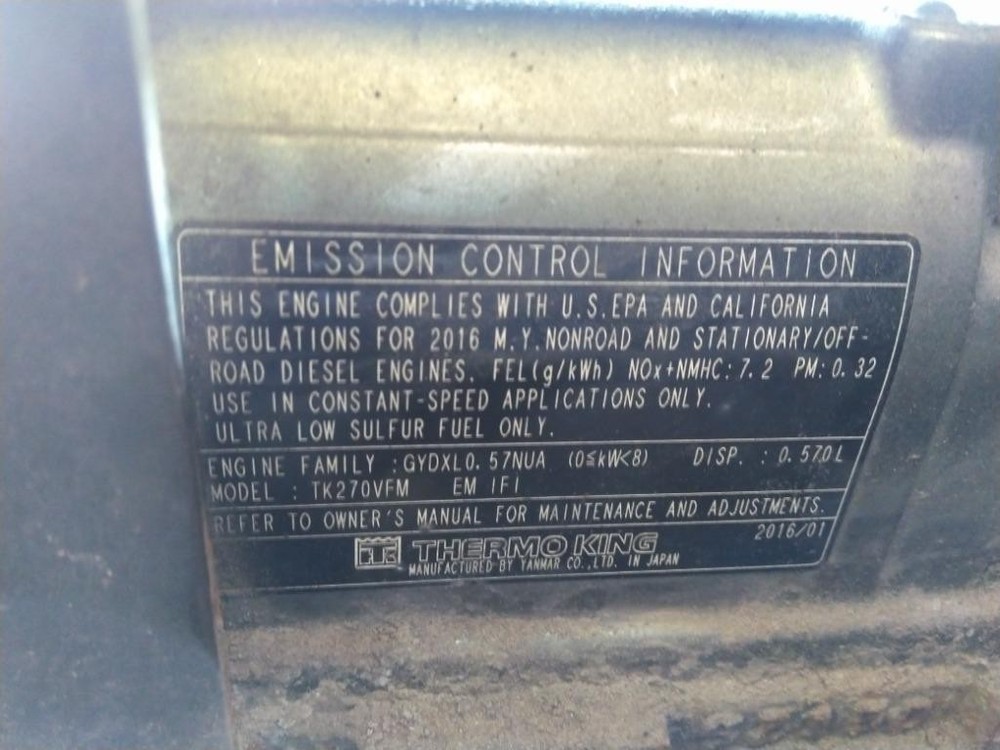 Replaces 2017 THERMO KING TRIPAC EVOLUTION (DIESEL) AUXILIARY POWER UNIT , MD