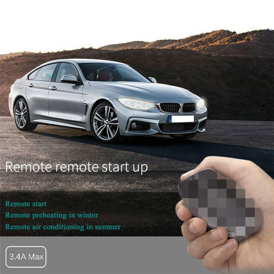 Car Engine Alarm System Remote Security PKE Keyless Entry One-Button Start 12V