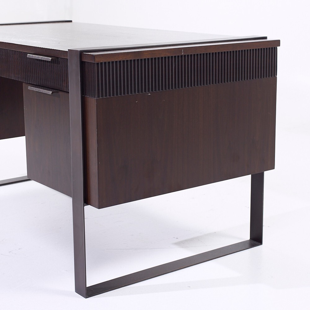 Eurocraft Walnut Executive Desk
