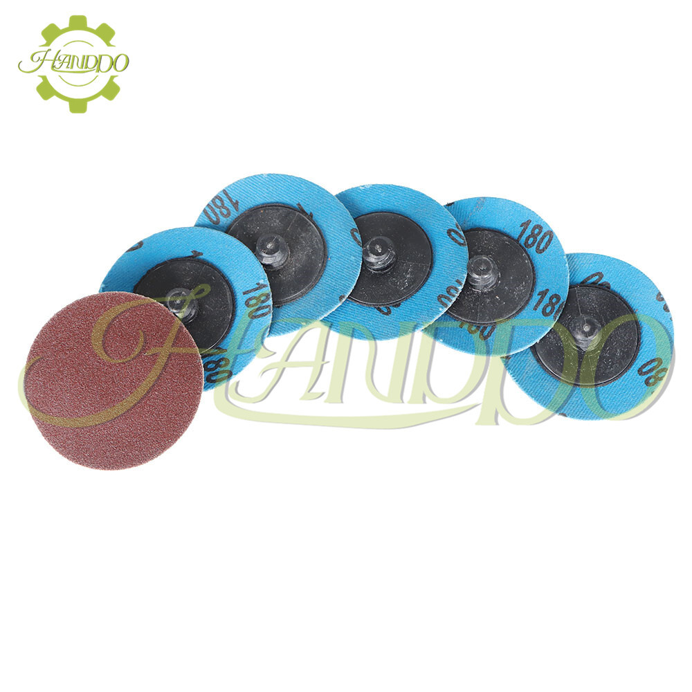 71Set 2" Roll Lock Sanding Discs Set W/ 1/4 Holder Die Grinder Quick Change Disc