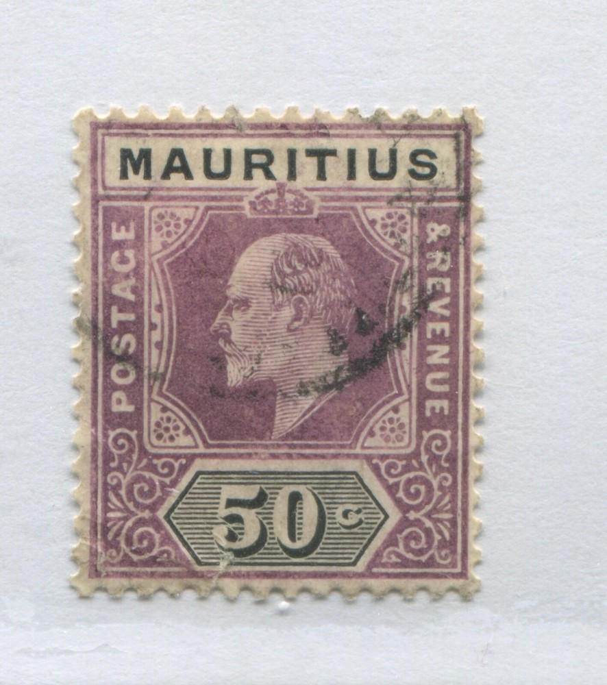 Mauritius KEVII 1910 50 cents used
