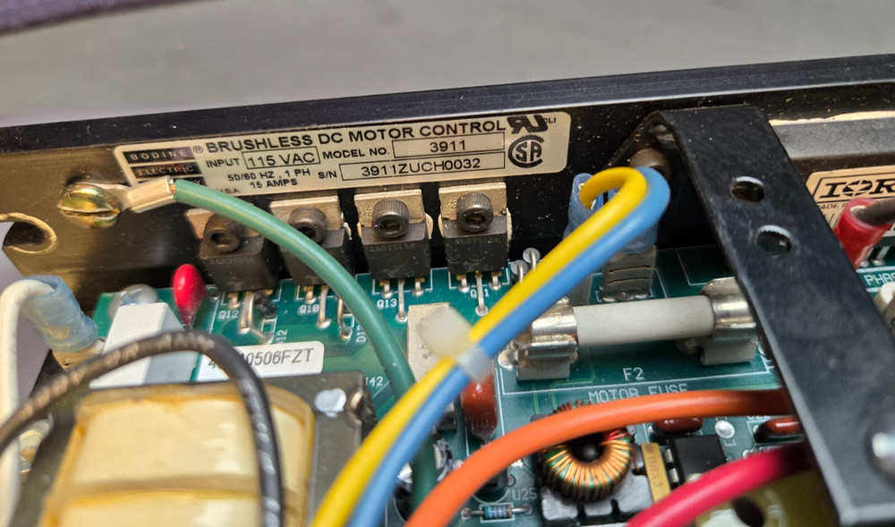 Bodine 3911 Brushless DC Motor Control