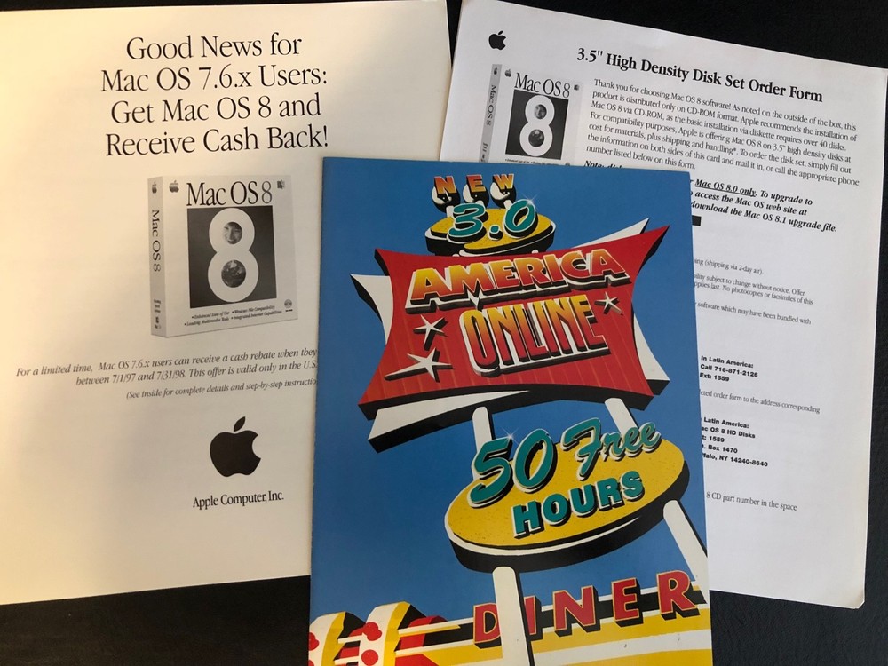 Mac OS 8 User Guide and Paperwork