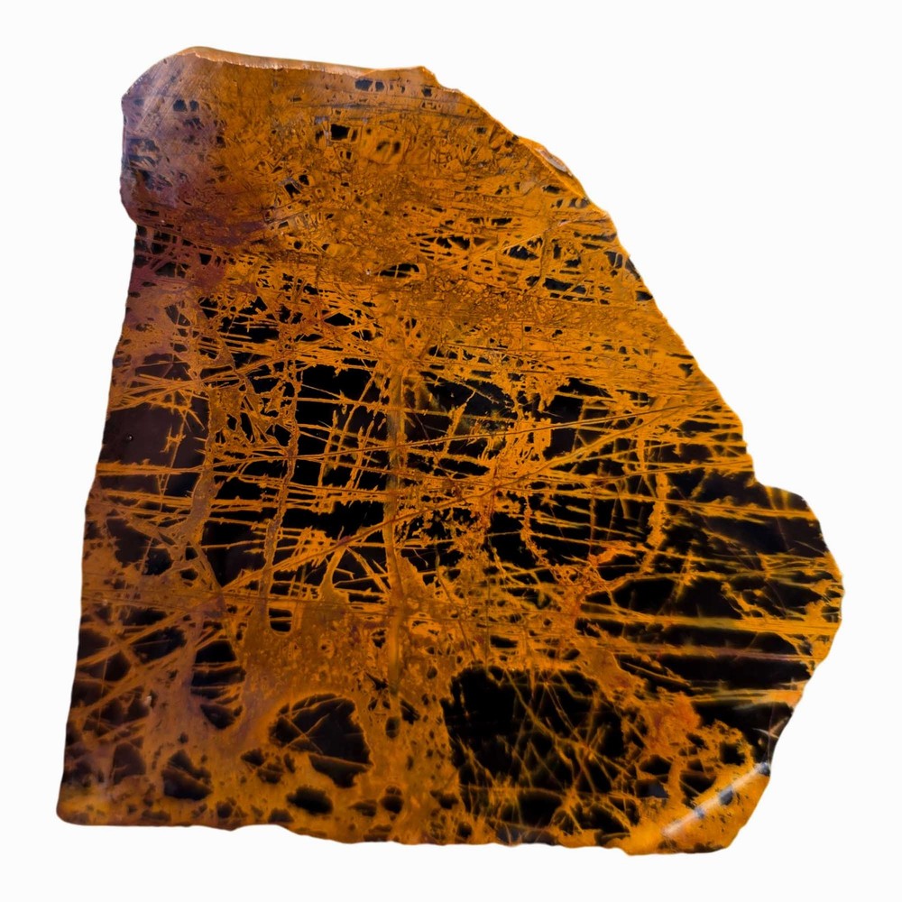 Pilbara Jasper Slab - Coffee Spiderweb Pattern - Western Australia