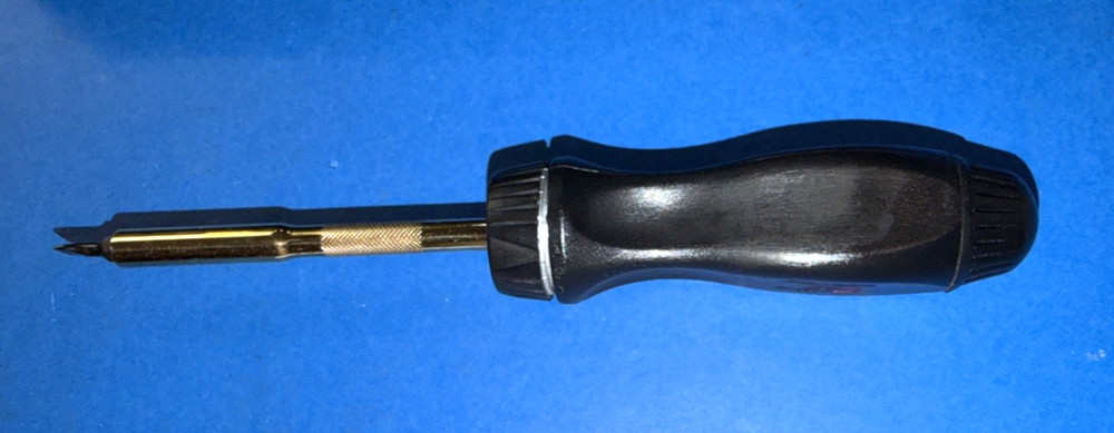 SNAP-ON TOOLS 70 ANNIVERSARY RATCHETING SCREWDRIVER BLACK HANDLE WITH BOX