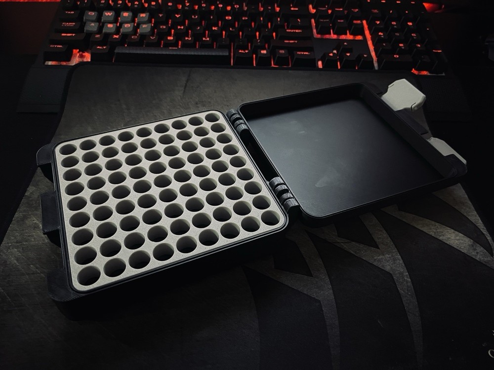 .45 ACP Caliber Ammo Storage Container 81 Rounds 3D Printed