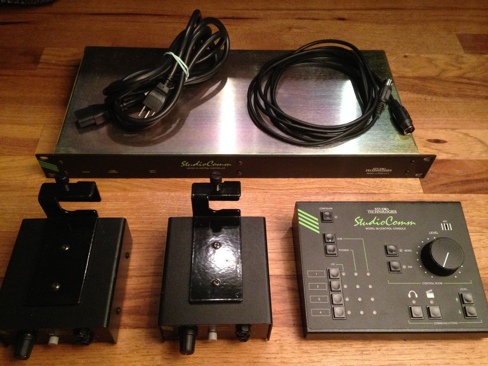 Studio Technologies Studiocomm 55/56 headphone cue amplifier talkback talent 35