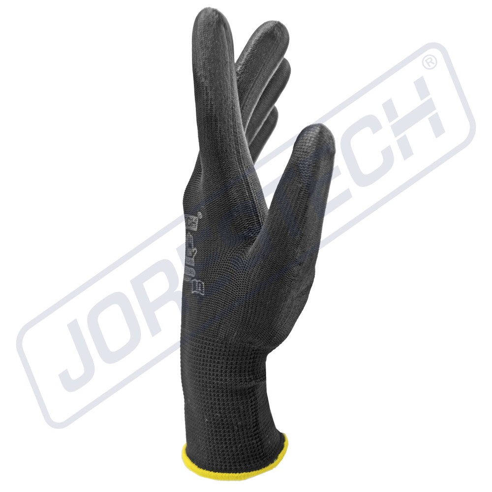 Breathable ultra-thin flexible gloves polyurethane palm coated for work