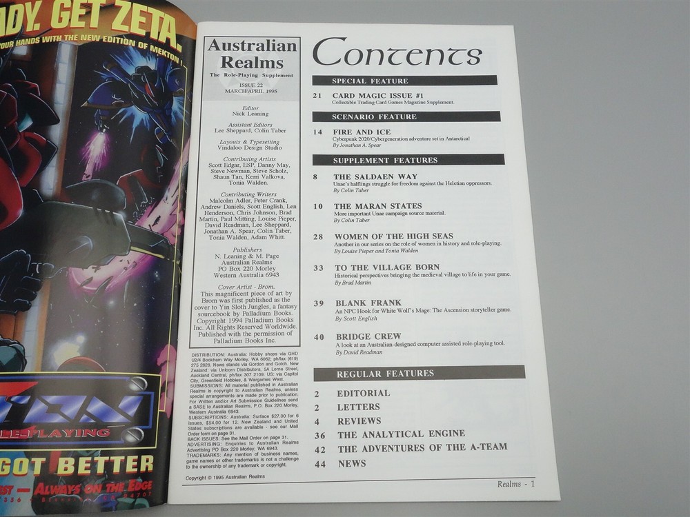 Australian Realms: Issue # 22