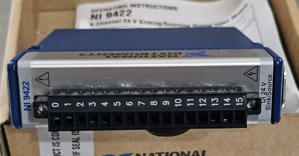 National Instruments 9422 8-Channel 24 V Sinking/Sourcing Digital Input Module