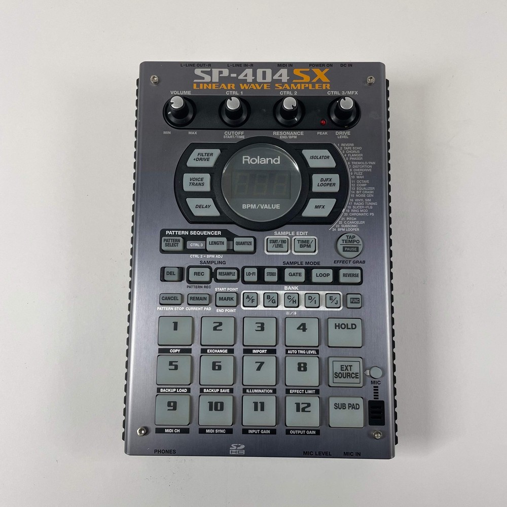 ROLAND SP-404SX Portable, Linear Wave Sampler and Effects Processor SP-404SX