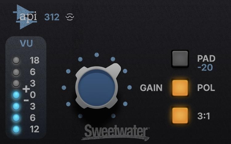 API 312 Sepia Preamp Module