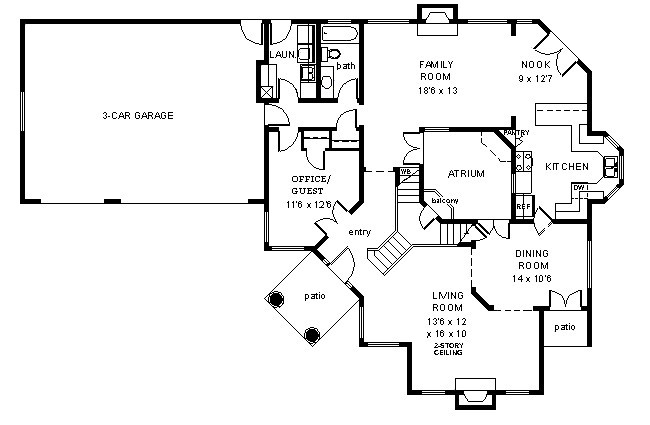 CAD file for plan JML005A .... house / home / construction / floor plans