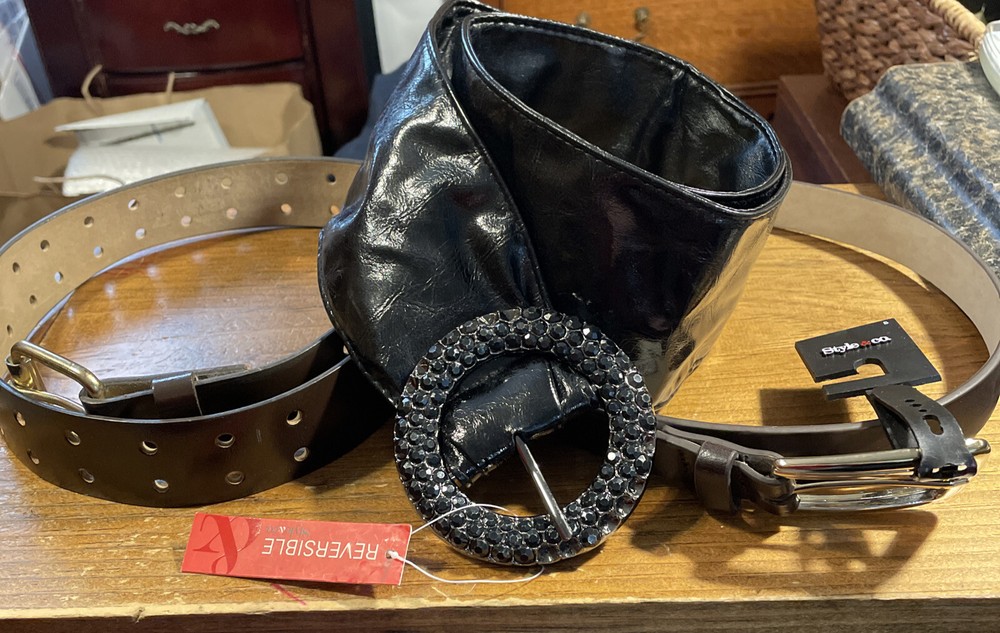 3 NWOT Ladies Size Small Belts