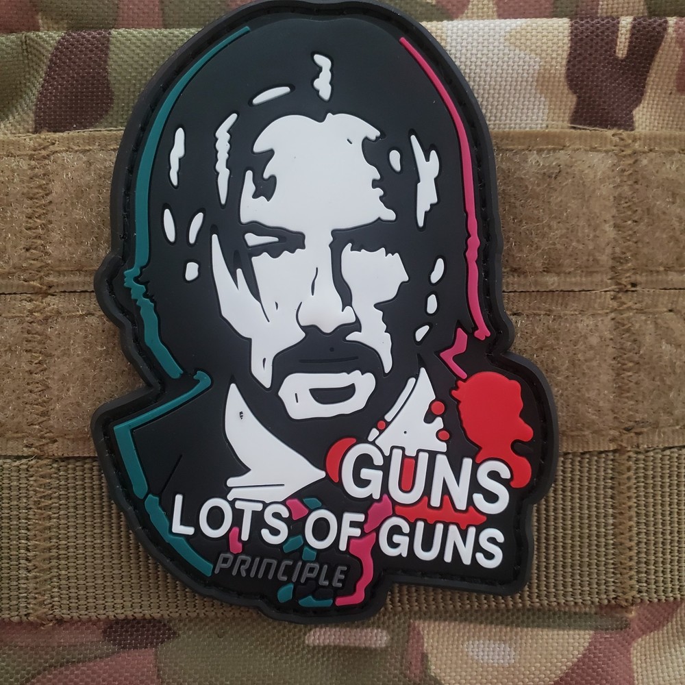 JOHN WICK PVC Tactical Morale Patch Hook and Loop