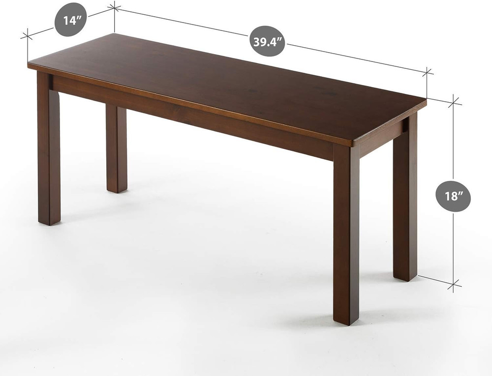 Juliet Espresso Wood Bench