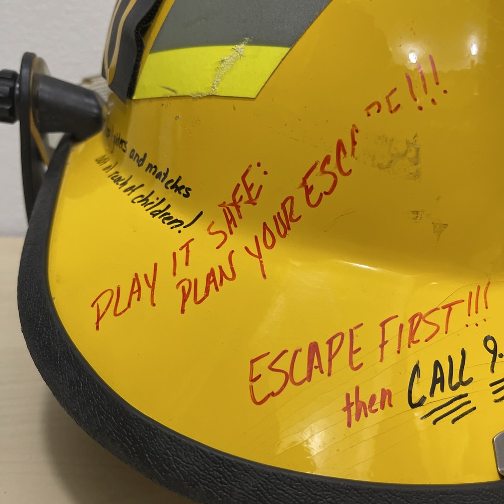 CAIRNS MODEL 990 FIREMAN'S HELMET, YELLOW With Face Shield