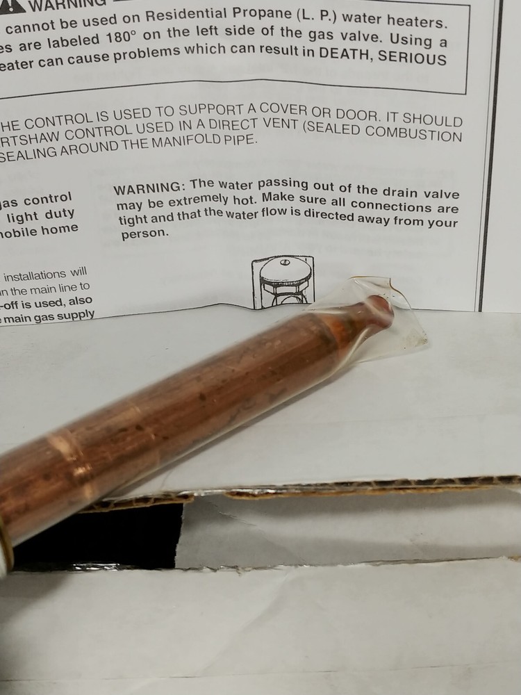 ProSelect PSW12410 Temperature Control Valve for Natural Gas Water Heaters, FS