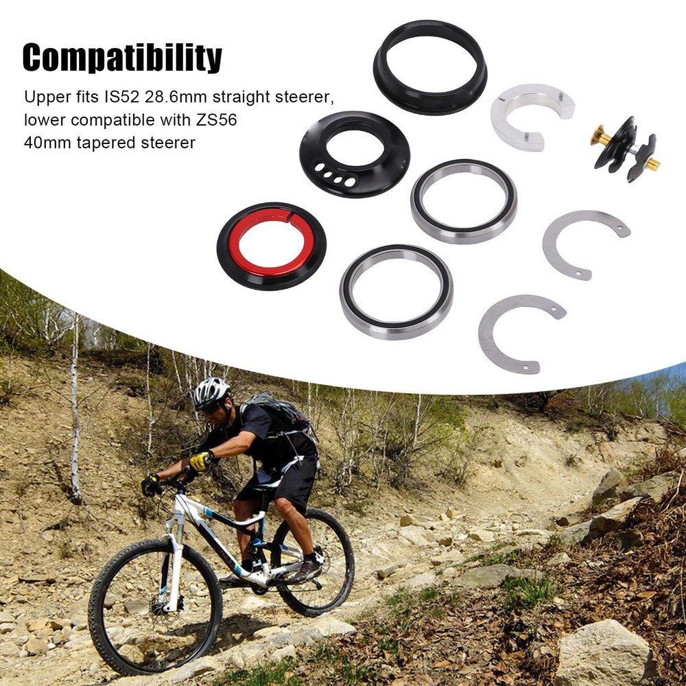 Bicycle Headset With 8.5mm Compression Internal Cable Routing