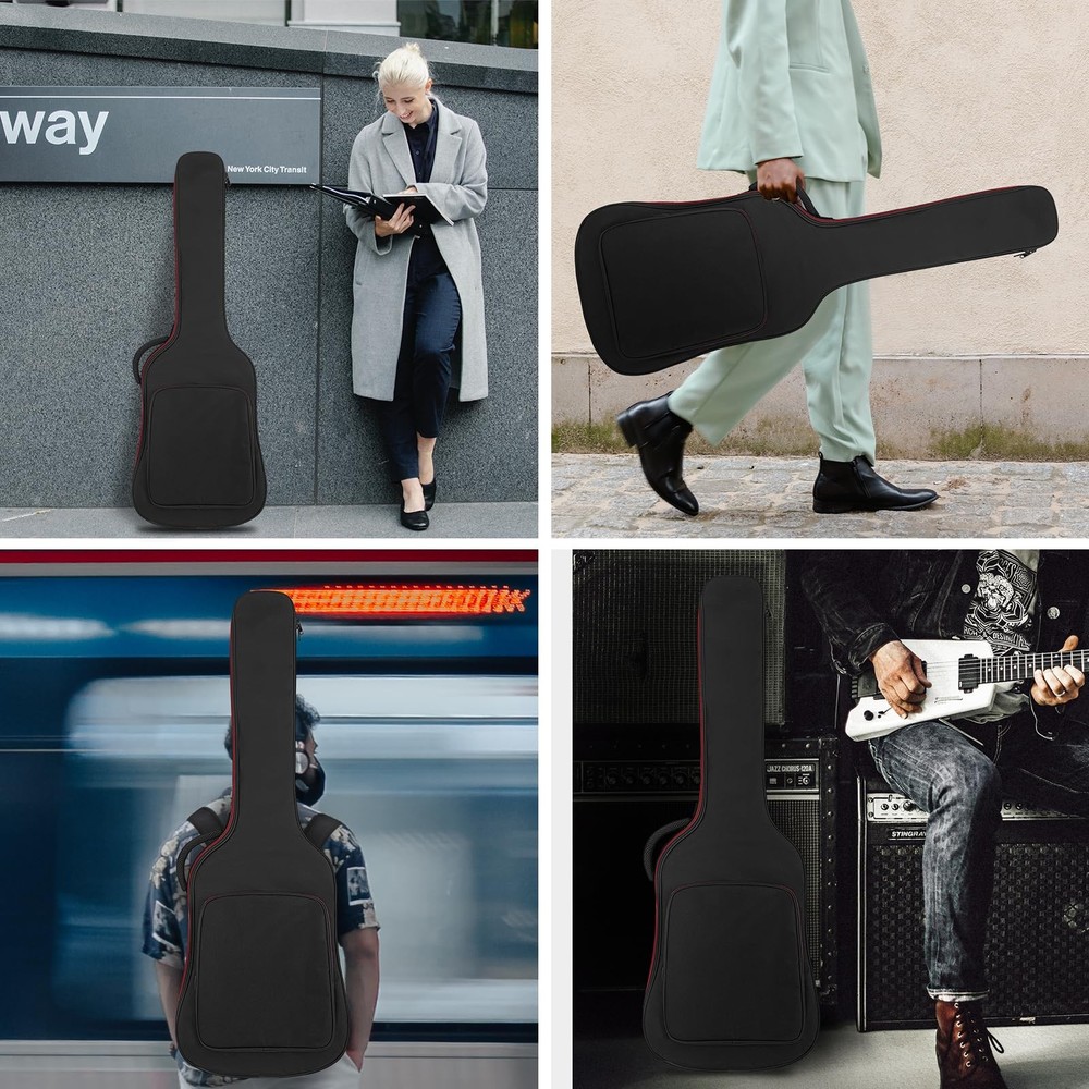 Padded Electric Guitar Soft Case with Neck Strap