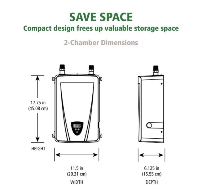 AO Smith Signature Series 240 Volt 18KW 3.5 GPM Tankless Electric Water Heater